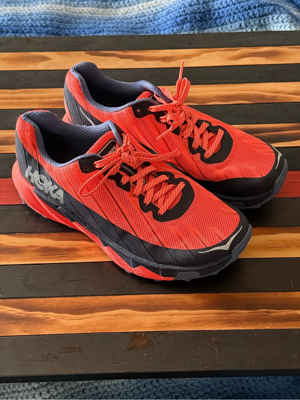 Woman’s 7.5 Hoka Torrent 2 Trail Running Shoes
